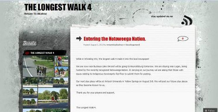 Entering the Notoweega Nation. | The Longest Walk 4